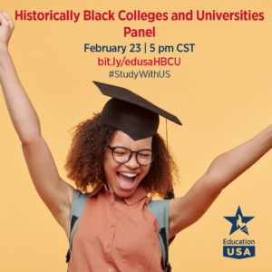 Historically Black Colleges and Universities Panel February 23 at 6 PM EST