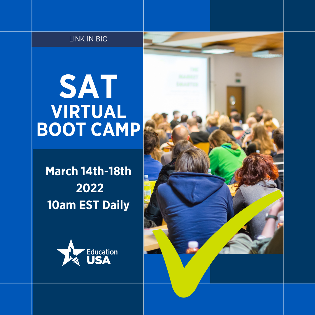 SAT Virtual Boot Camp March 14th-18th 2022 10 AM EST Daily