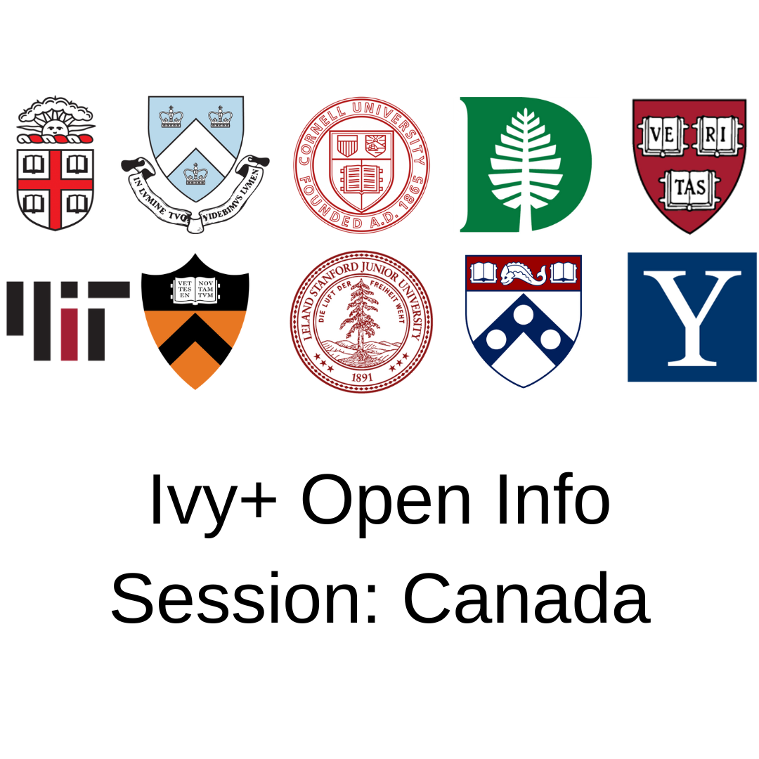 Images of the logos of the 8 ivy league universities, Stanford, and MIT